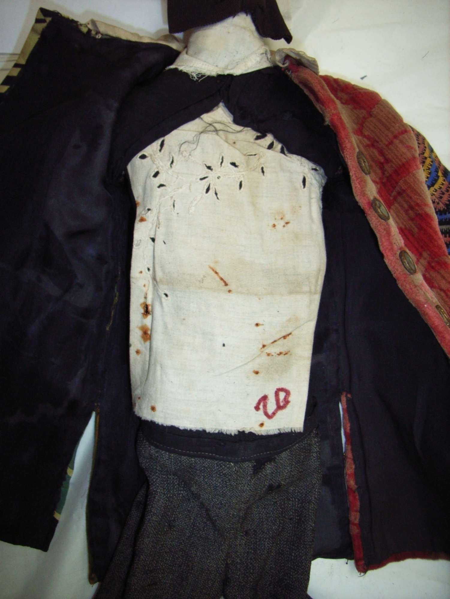 Bavero dopo il restauro